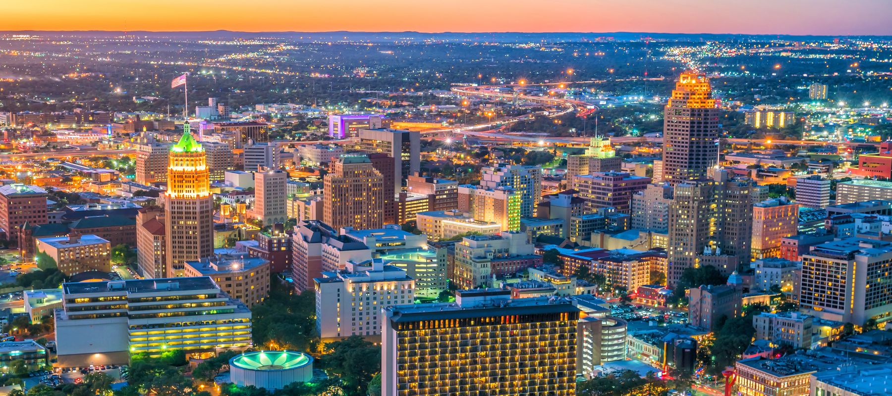 skyline shot of city of san antonio, texfix's location