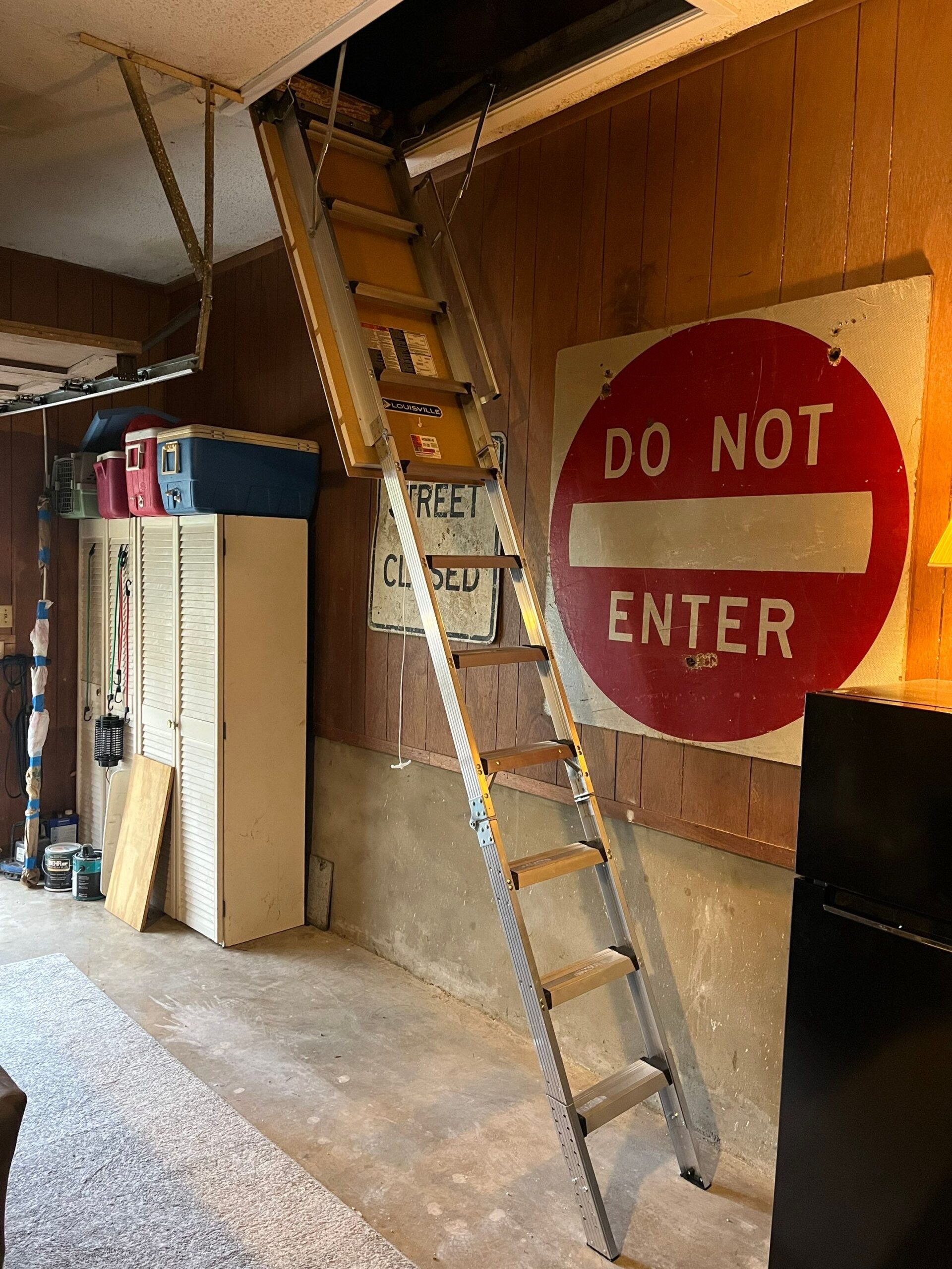 attic ladder installation after san antonio 78230 scaled Attic Ladder Installation