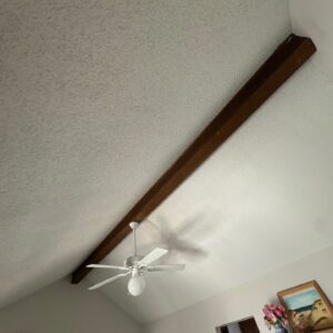 ceiling beam installation in 7854
