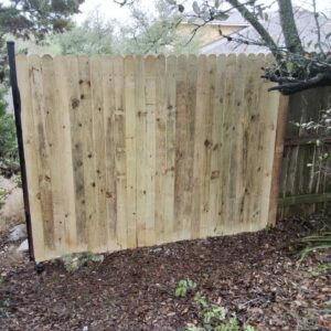 fence repair at a home in 78023